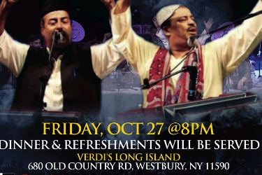 Fareed Ayaz & Abu Mohammed Qawwali at Verdi's Long Island  in Westbury, NY
