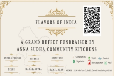 Flavors of India – A Grand Buffet Fundraiser