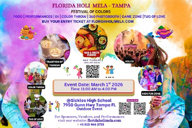 Florida Holi Mela - Tampa, Tampa, FL