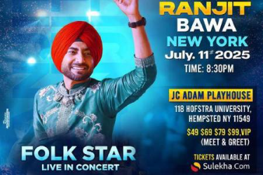 FOLK STAR - LIVE IN CONCERT IN NEW YORK BY RANJIT BAWA in Hempstead, NY