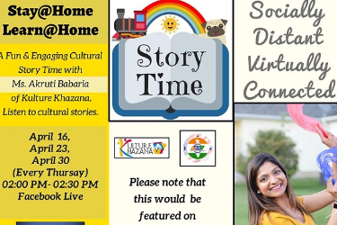 Fun and Engaging Cultural Story Time with Akruti Babaria in , 