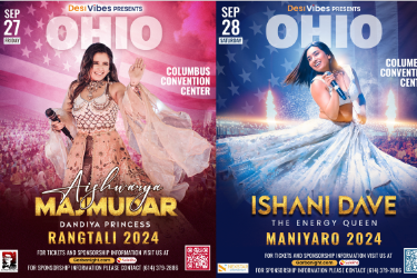 GARBA 2024 AISHWARYA MAJMUDAR-SEPT 27 & ISHANI DAVE-SEPT 28 in Columbus, OH