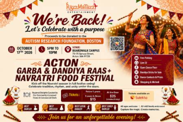 Garba & Dandiya Raas + Navratri Food Festival - Boston Indian event on Sat, Oct 17