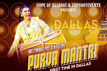 GARBA IN MOST UNIQUE WAY WITH PURVA MANTRI #1BOLLYWOOD POP SENSATIONS in Frisco, TX