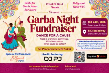 Garba Night Fundraiser Dance for a Cause in Newyork