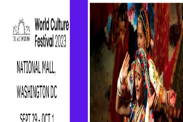 UNITED WE CELEBRATE GARBA With 10,000 Garba performers at the World Culture Festival  in Washington, DC