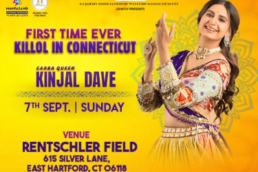 Garba Queen Kinjal Dave Live In Connecticut in East Hartford, CT