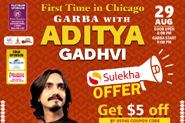 Garba With Aditya Gadhvi In Illinoise in Naperville, IL
