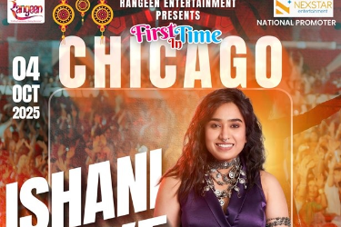 Garba with Ishani Dave in Schaumburg, IL