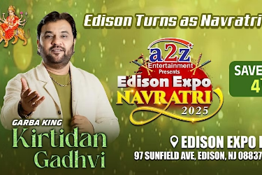 Garba With Kirtidan Gadhvi - Live in Edison Expo New Jersey in Edison, NJ