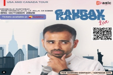 Gaurav Kapoor Live in San Diego 2026 in , CA