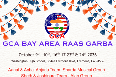 GCA Bay Area Ras Garba - Oct 24th By Aanal & Achal Anjaria Team - Sharda Musical Group in Fremont, CA