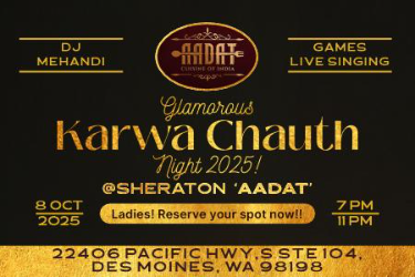 Glamorous Karwa Chauth -At Point Sheraton