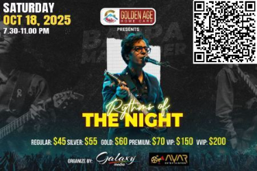 Golden Age Presents Rhythms of The Night Bappa Mazumder in Long Island City, NY