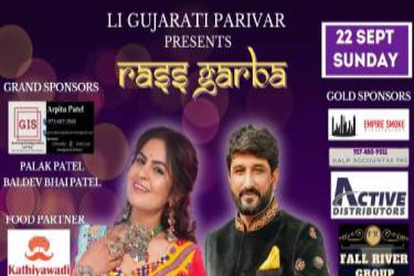 Garba 2024 - GAMAN SANTHAL & DIVYA CHAUDHARY - Presented by LI GUJARATI PARIVAR in Fresh Meadows, NY