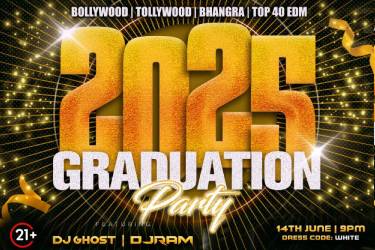 Graduation party Classic Bollywood | Tollywood | Bhangra | Top 40 EDM in Elizabeth, NJ