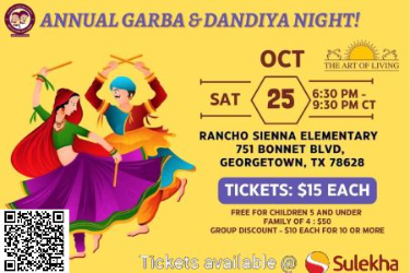 Grand Annual Garba & Dandiya Night 2025 In Texas in Georgetown, TX
