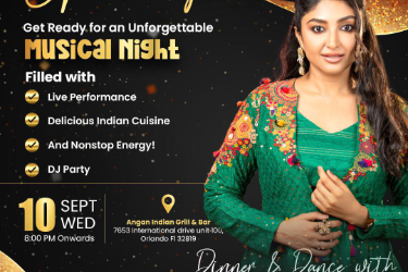 Grand Opening - Dinner, Dance and Musical Night With Bhoomi Trivedi