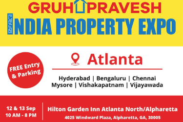 Gruhapravesh: India Property Expo In Atlanta - Sep13th - 10:00 AM