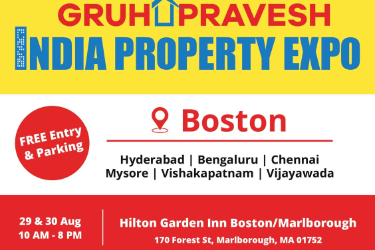 Gruhapravesh: India Property Expo In Boston - Aug 29th,10:00 AM