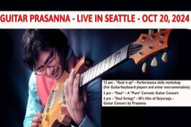 GUITAR PRASANNA LIVE IN SEATTLE in Bellevue, WA