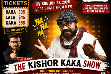 Gujarati Stand-Up Comedy - Kishor Kaka with RJ Harshil in Beltsville, MD