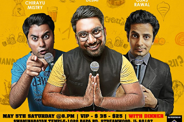 Gujarati stand up Comedy Show in Chicago in Streamwood, IL