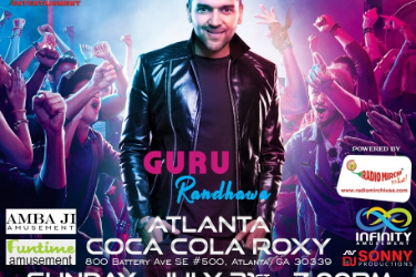 Guru Randhawa Live concert - Atlanta in Atlanta, GA