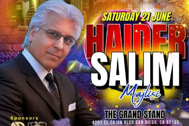 Haider Salim Live In San Diego in San Diego, CA