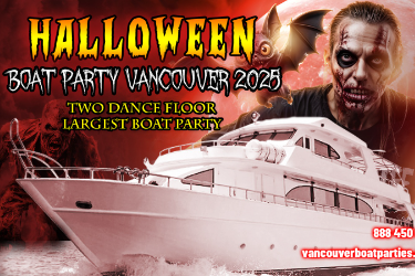 Halloween Boat Party Vancouver 2025 | Two Dance Floor | Largest Boat Party
