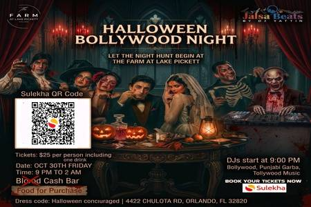 Halloween Bollyood Night at The Farm at Lake Pickett in , FL