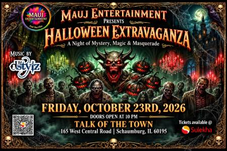 Halloween Extravaganza A Night of Mystery, Magic and Masquerade in Schaumburg, IL