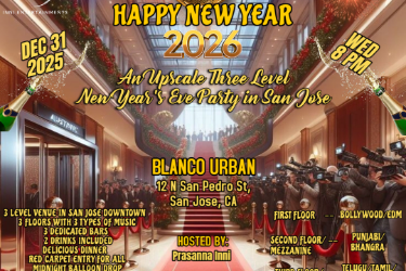 HAPPY NEW YEAR 2026 in San Jose, CA