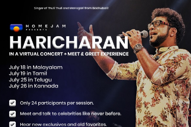 Haricharan: LIVE Private Virtual Concert and Meet & Greet - Kannada in , 