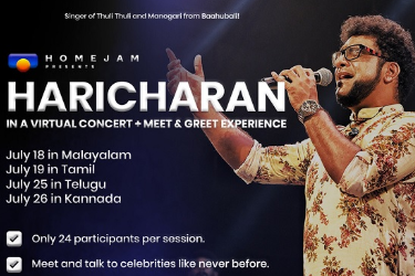 Haricharan: LIVE Private Virtual Concert and Meet & Greet -  Malayalam in , 