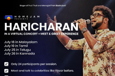 Haricharan: LIVE Private Virtual Concert and Meet & Greet - Telugu in , 