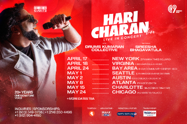 Haricharan Live Seattle USA 2026