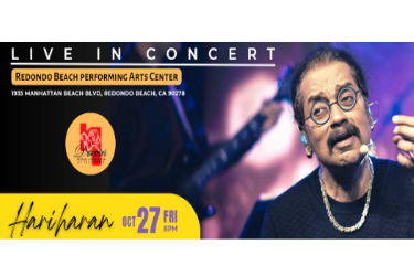 Hariharan Live in Concert 2023 in Redondo Beach, CA