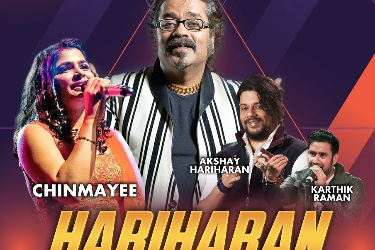 Hariharan Live in Concert -40 Glorious Years of his Musical Journey along with Chinmayi,Karthik Raman and Akshay Hariharan in San Jose, CA