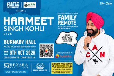 Harmeet Singh Kohli Live - Family Remote A Hindi / Punjabi Comedy Show in Burnaby, BC