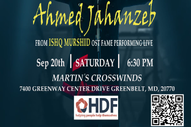 HDF DMV Annual Gala 2025 - Live performance by Ahmed Jahanzeb