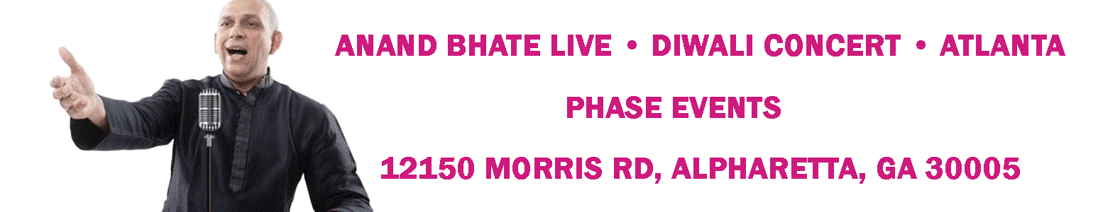 Anand Bhate Live • Diwali Concert • Atlanta