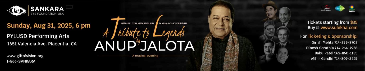 A Tribute to Legends by Anup Jalota in LA