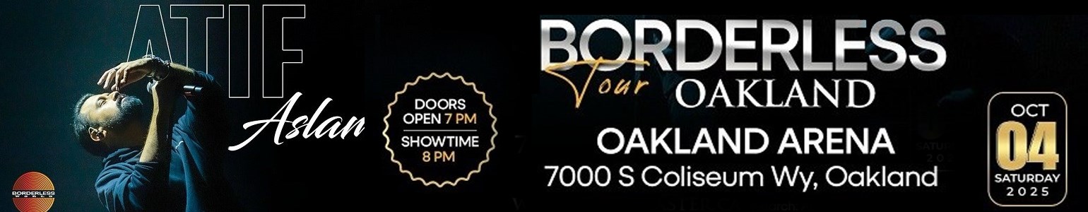 Atif Aslam's Borderless Tour Live in Oakland 2025