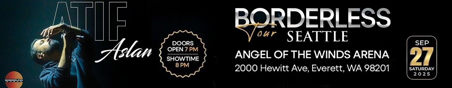 Atif Aslam's Borderless Tour Live in Seattle 2025