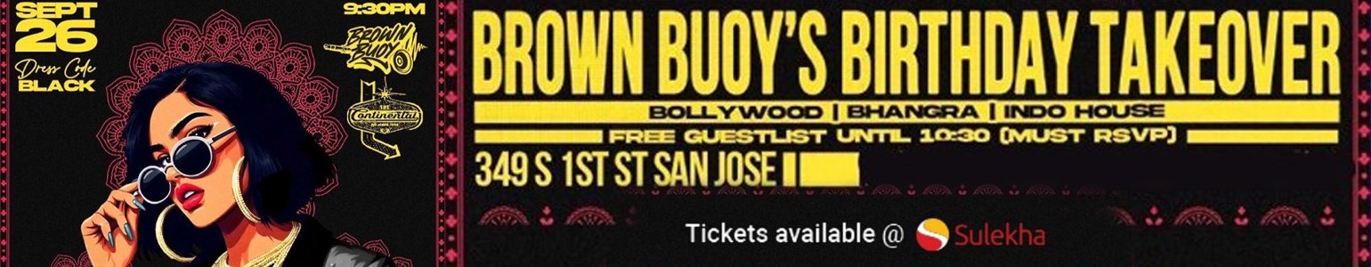Badmash Fridays Bollywood Party - Brown Buoy's Birthday Take Over
