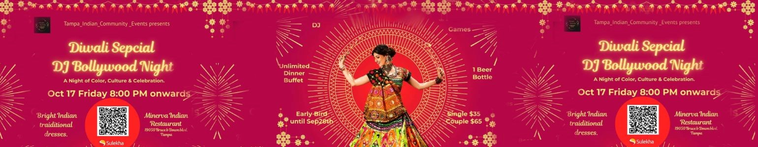 Bollywood Beats – Diwali Special DJ Night in Tampa