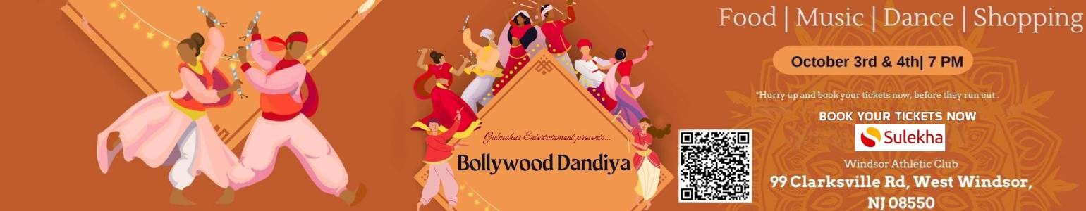 Bollywood Dandiya by Gulmohar Entertainment - Oct 4th
