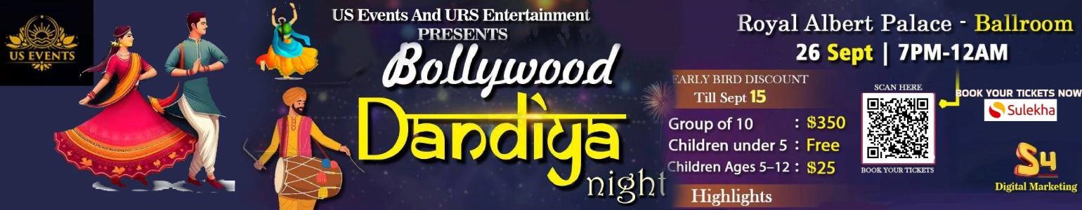 Bollywood Dandiya Night 2025 in New Jersey - 26th Sep