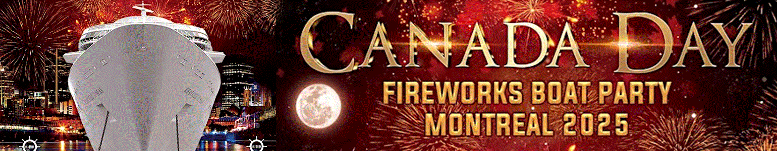 Canada Day Fireworks Boat Party Montreal 2025